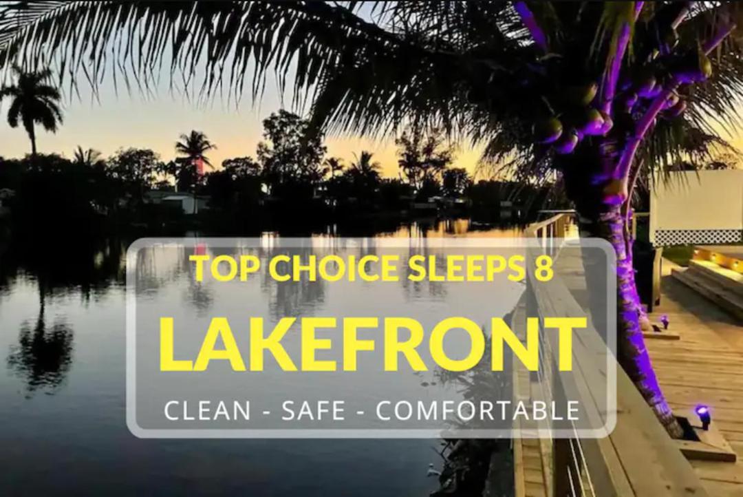 5-Star Lakefront Oasis In Hollywood-Hard Rock Casino Fort Lauderdale Exterior photo